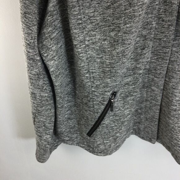 Torrid Womens Studio Double Knit Full Zip Up Moto Jacket Gray Plus Size 6X NWT - Picture 5 of 11